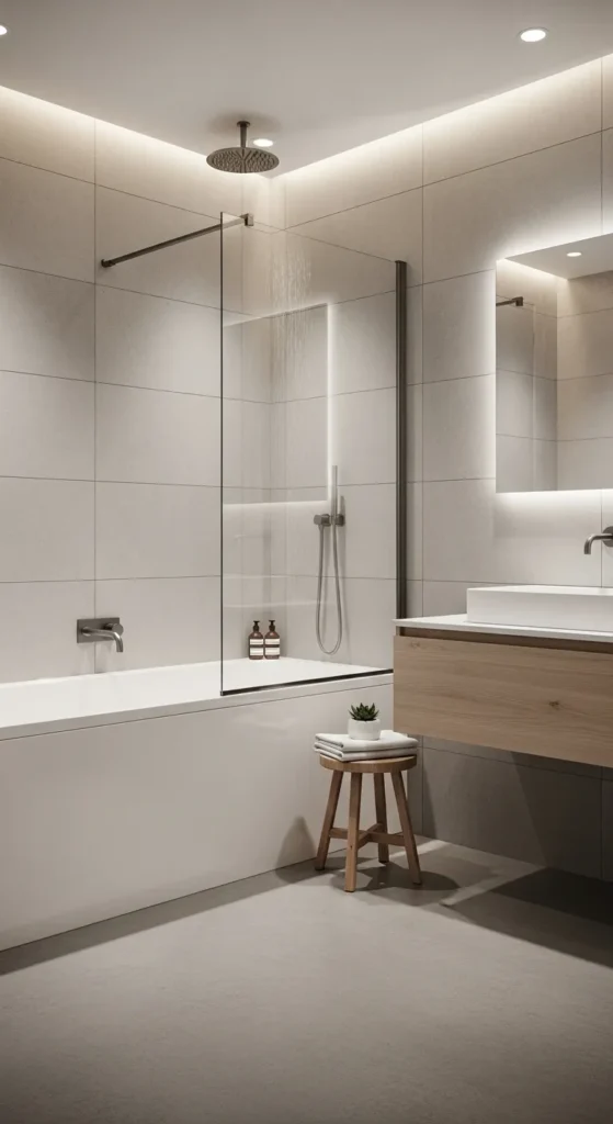 Minimalist Shower Tubs