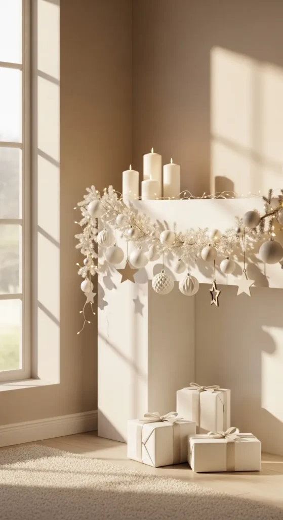 Minimalist White Ornaments