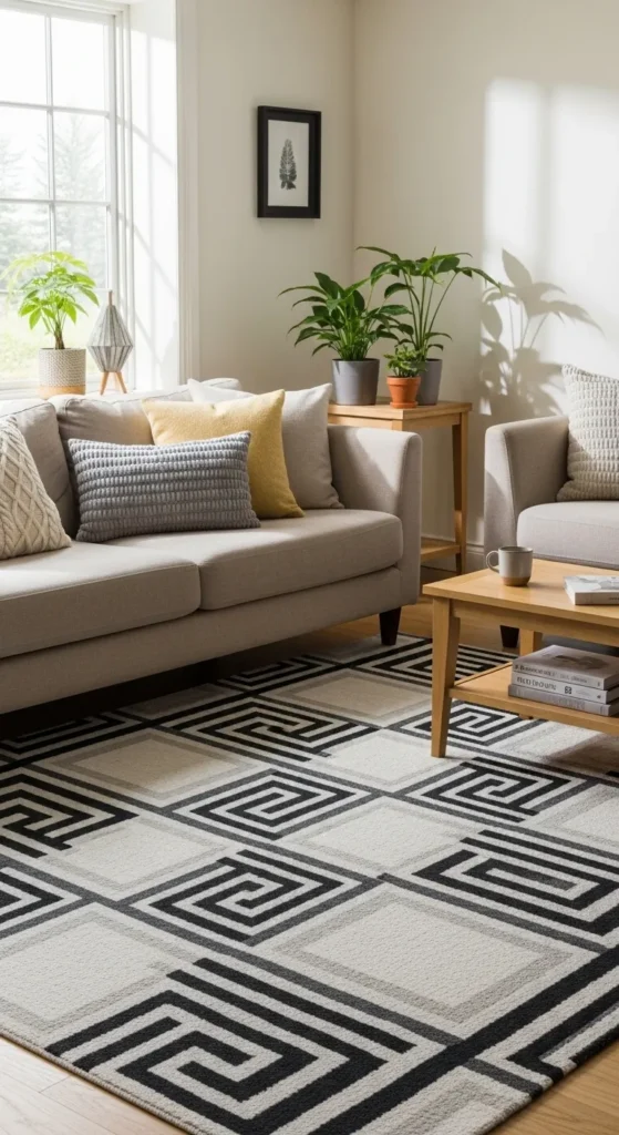 Modern Rug Statement