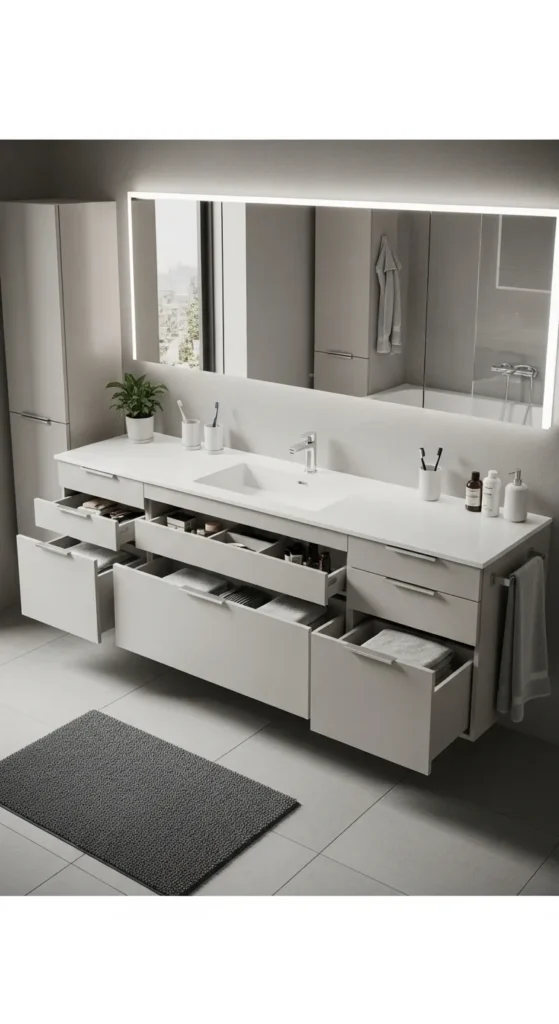 Bathroom organizer ideas