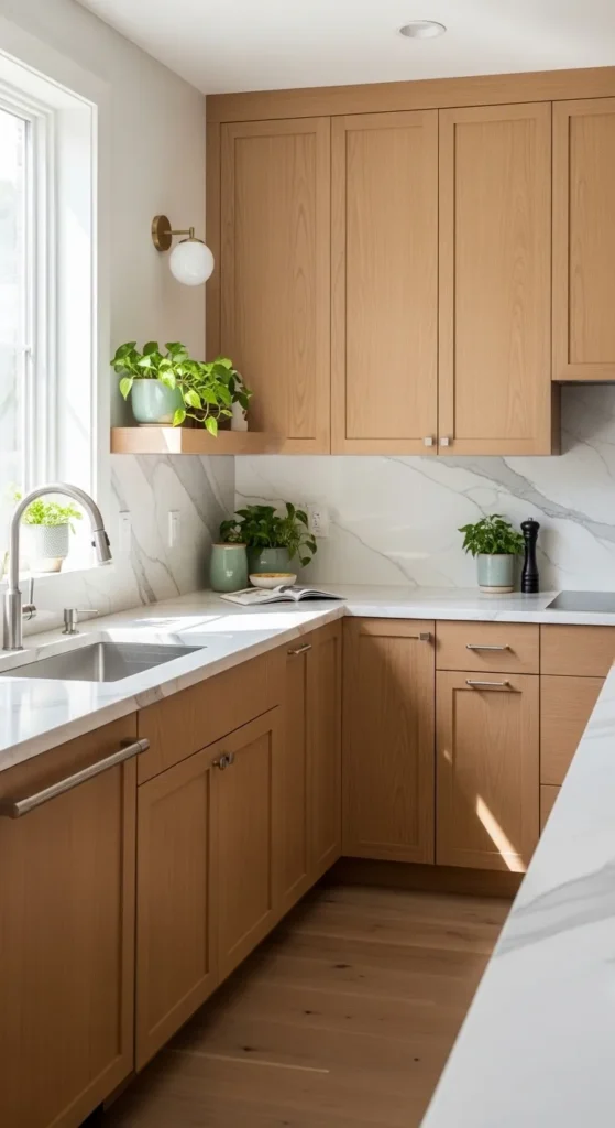 Natural Wood Cabinets