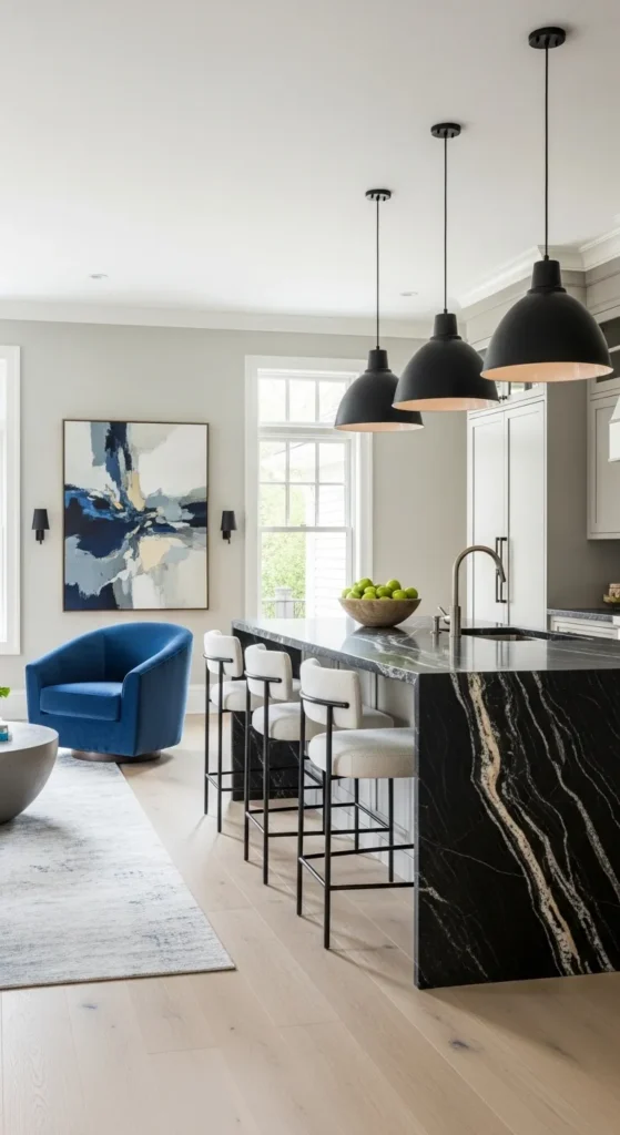 Neutral Color Palette with Bold Accents