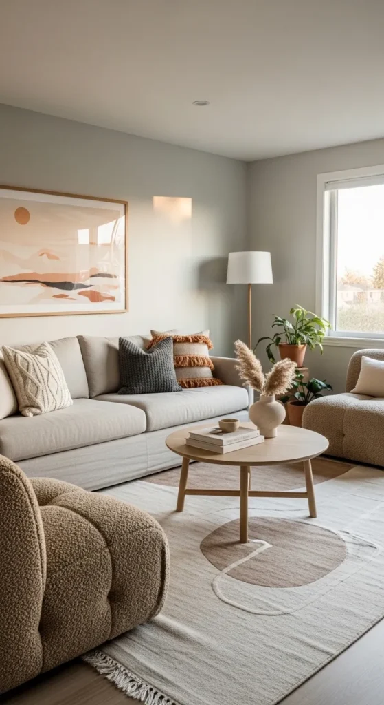 Neutral Textures with Simple, Statement Pieces
