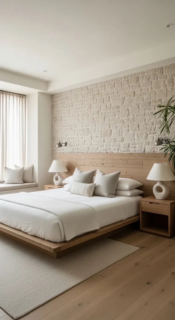 Organic Modern Master Bedrooms