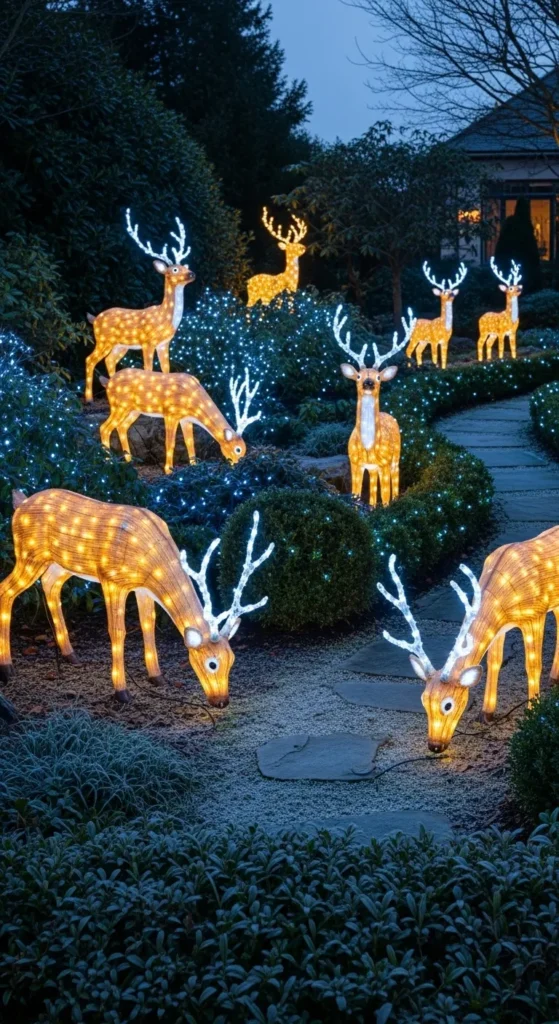 Outdoor Light-Up Reindeer