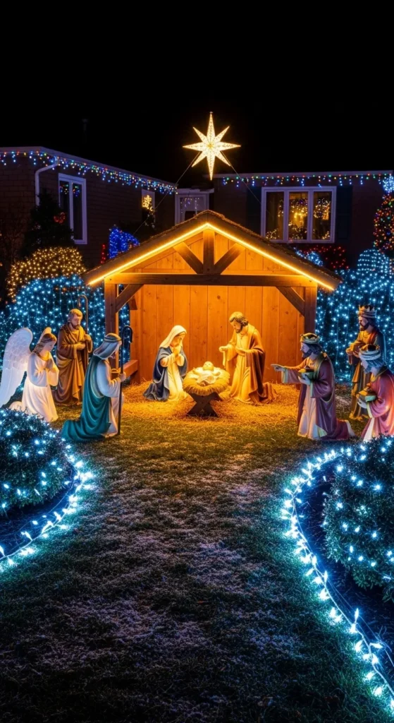 Outdoor Nativity Scene Display