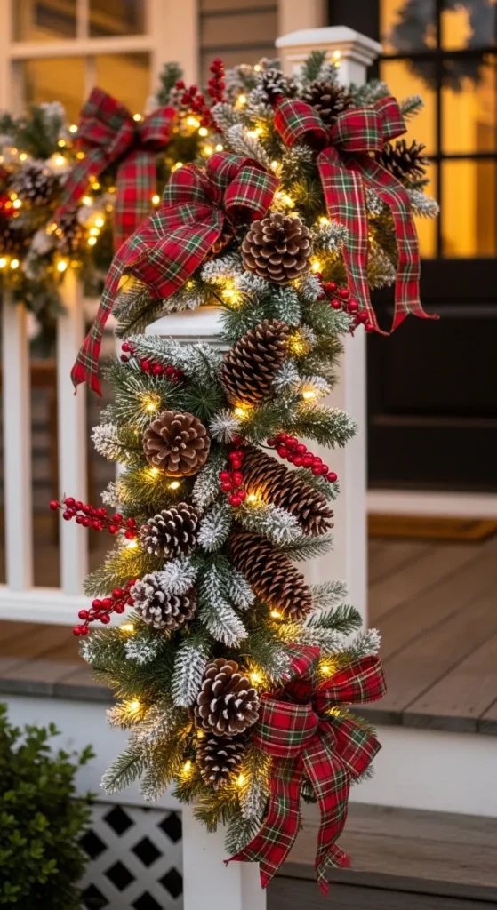 Outdoor Christmas Decoration Ideas 2026: Farmhouse Style