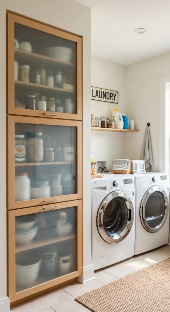 Pantry in Laundry Room Ideas