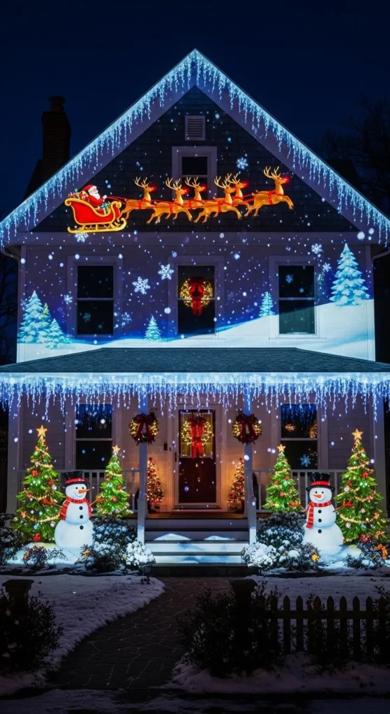 Outdoor Christmas Lights Ideas for Houses