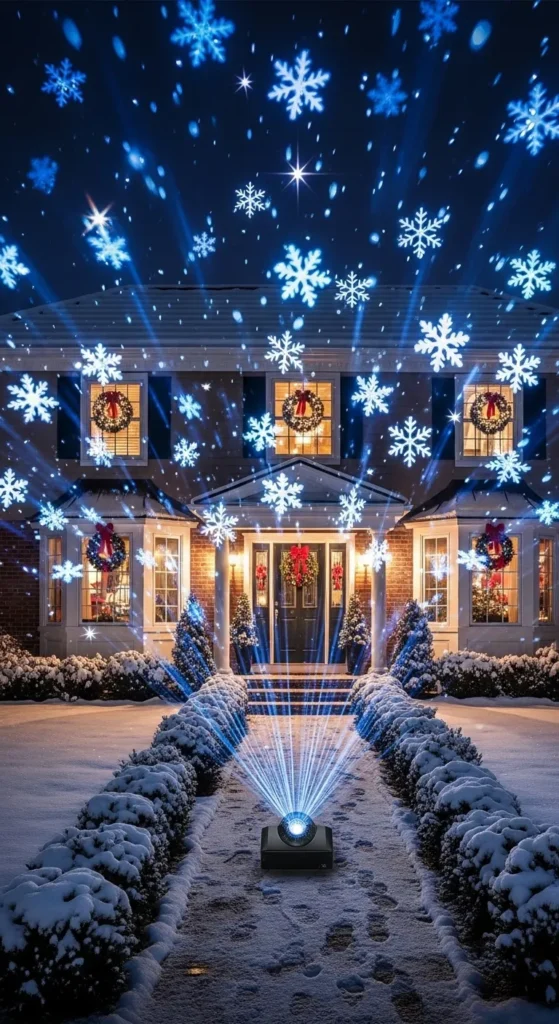 Projector Lights for Dynamic Displays