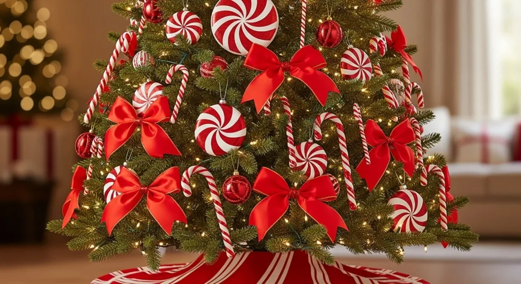 22 Red and White Christmas Tree 2026 Elegant