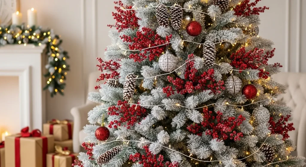 22 Red and White Christmas Tree 2026 Elegant