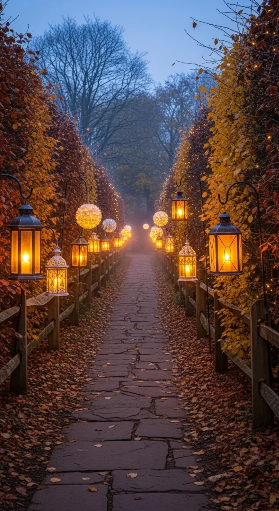 Outdoor Christmas Pathway Lights