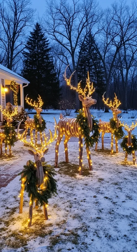 Outdoor Christmas Decoration Ideas 2026: Farmhouse Style