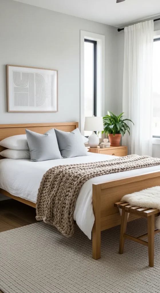  Scandinavian Guest Bedroom with Cozy Warmth