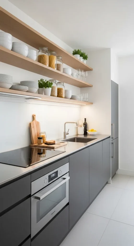 Small Galley Kitchen with Efficient Layout