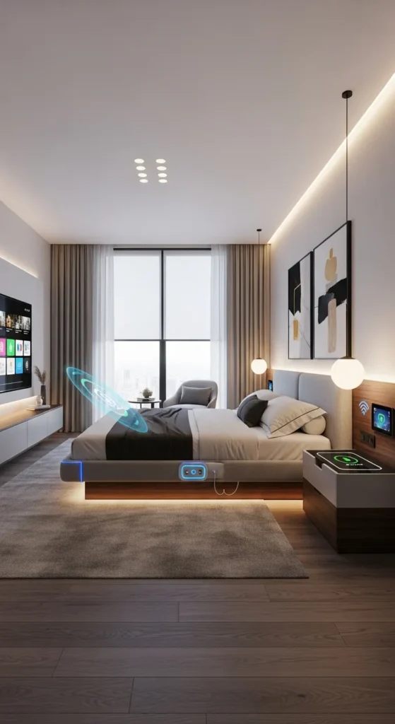 Smart Bedrooms with Tech-Integrated Furniture