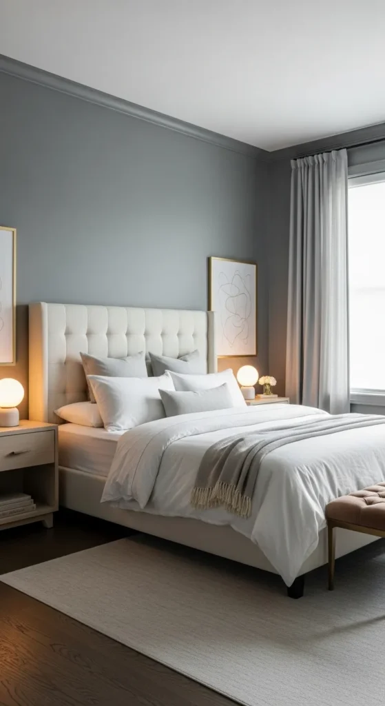 Soft Charcoal and Ivory for a Balanced, Elegant Look