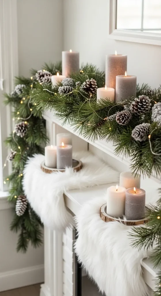 Soft White Faux Fur Accents