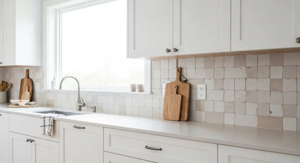 Farmhouse White Kitchen Cabinets Ideas