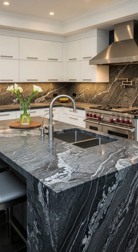 Minimalist Kitchen Design with Hidden Storage