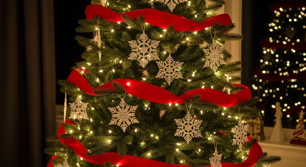 22 Red and White Christmas Tree 2026 Elegant