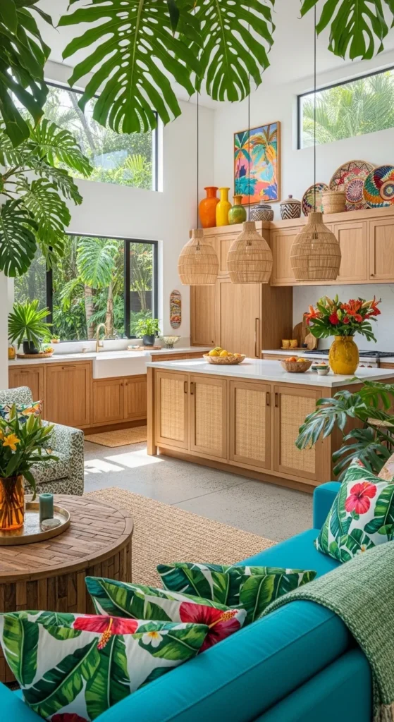 Tropical Vibes with Lush Greenery