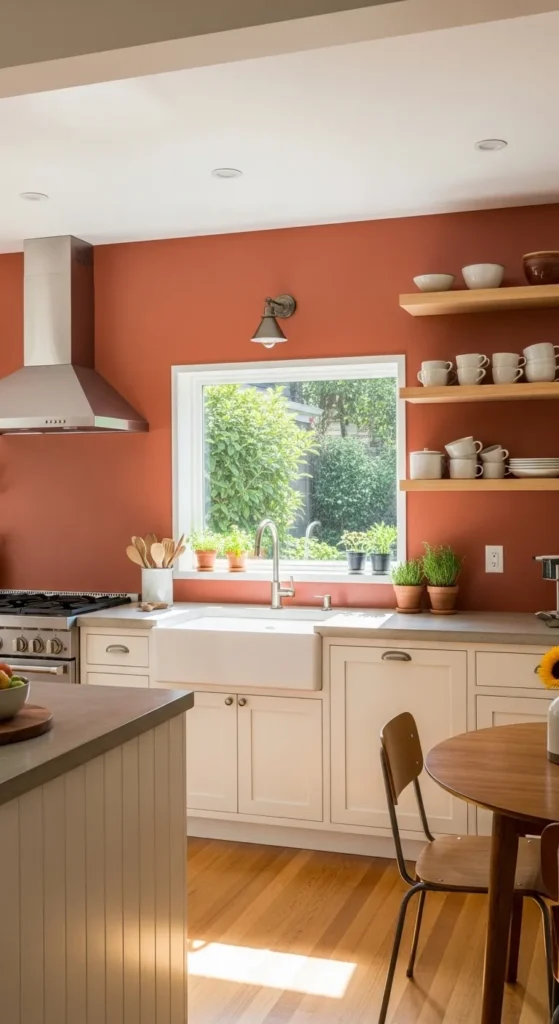 Warm-Colored Backsplashes