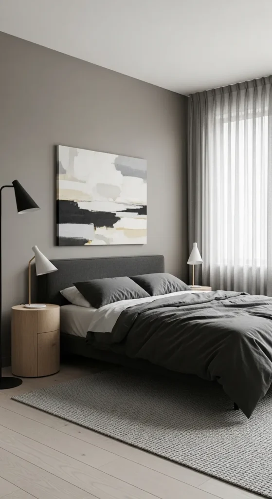 Warm Grey and Charcoal for a Cozy, Contemporary Vibe