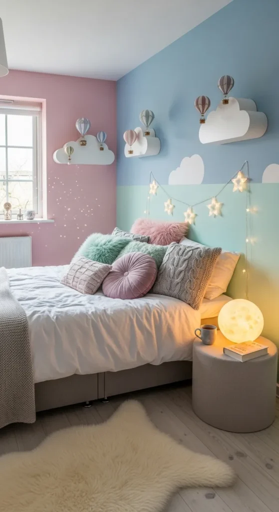 Whimsical Dreamscape with Pastel Hues