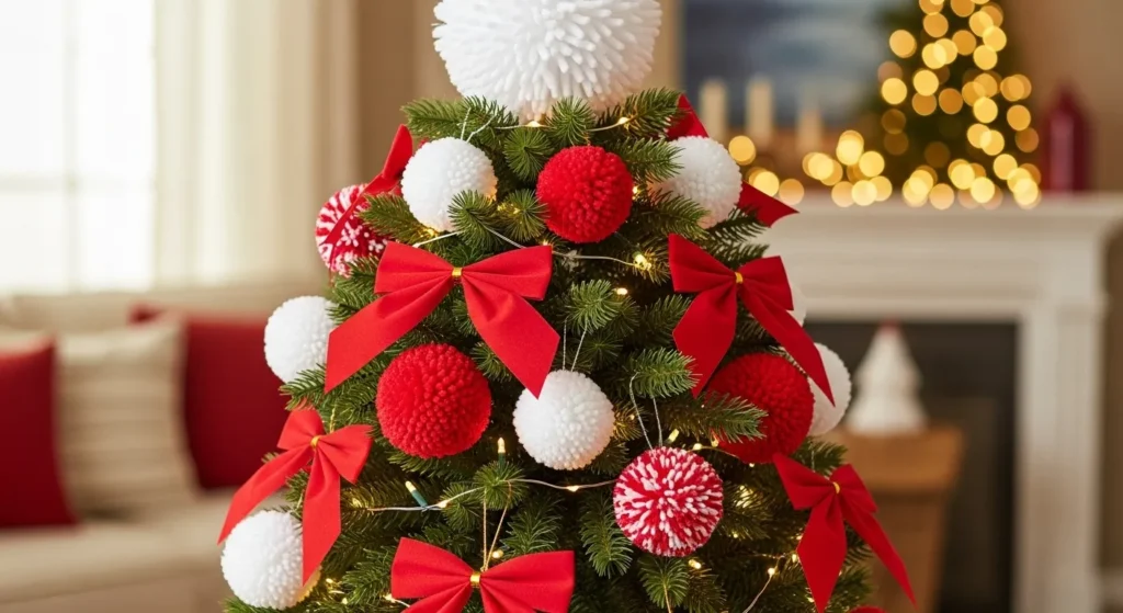 22 Red and White Christmas Tree 2026 Elegant