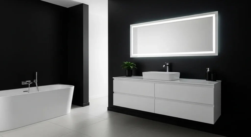 Black and White Bathroom Ideas