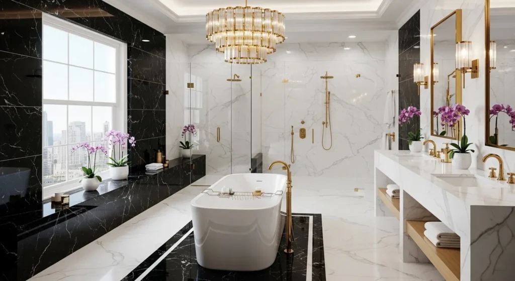 Black and White Bathroom Ideas