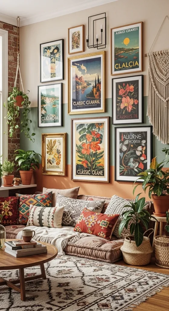 Boho Wall Decor Living Room