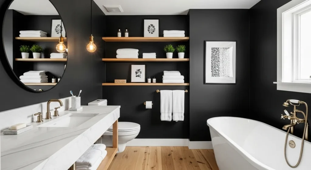 Black and White Bathroom Ideas