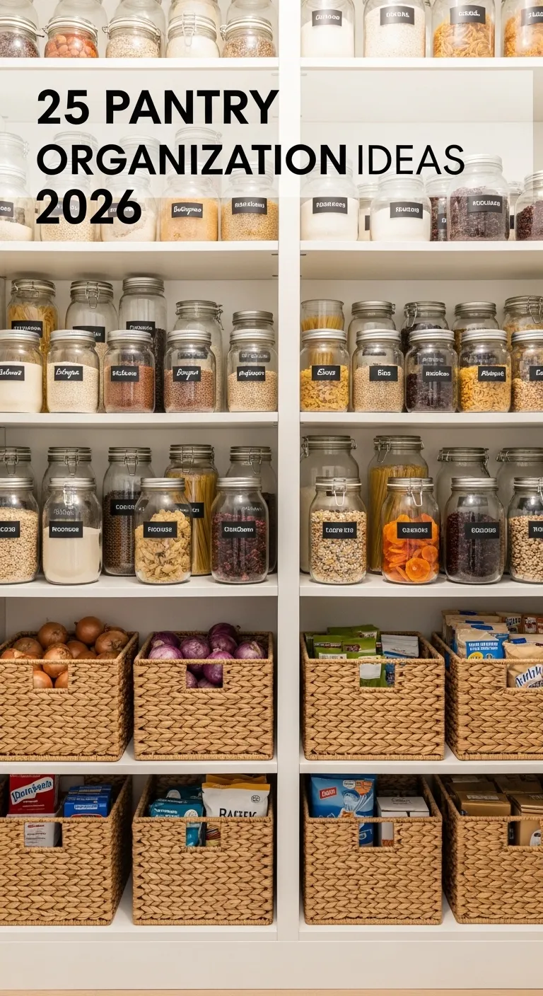 Kitchen Pantry Organization Ideas 2026