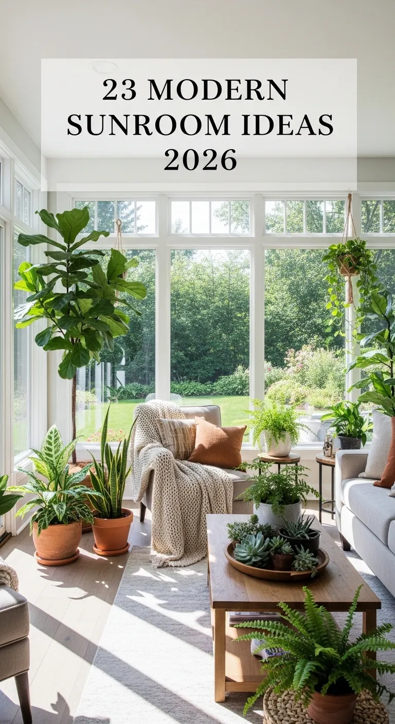 Modern Sunroom Ideas 2026