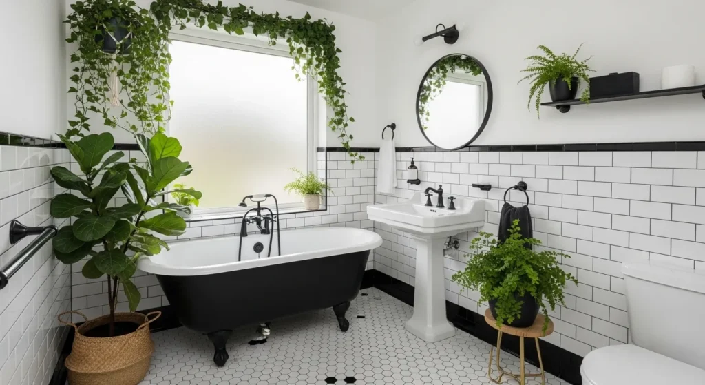 Black and White Bathroom Ideas