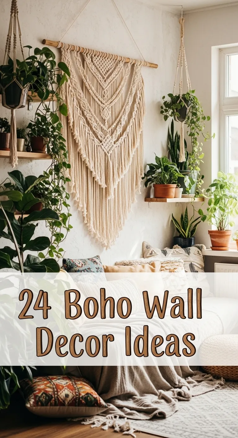 Boho Wall Decor Living Room