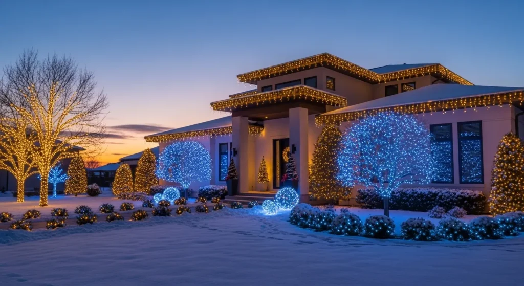 Outdoor Christmas Lights Ideas for Houses