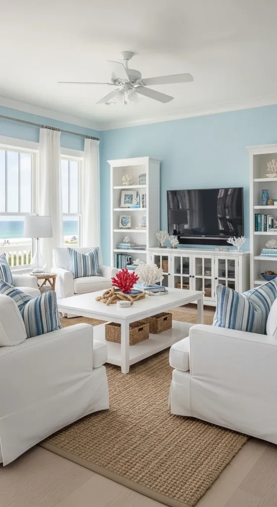 Coastal Family Room Ideas 2026