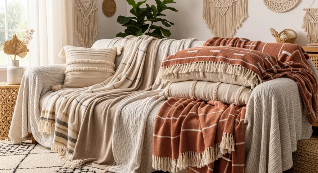  Boho Living Room Ideas 2026