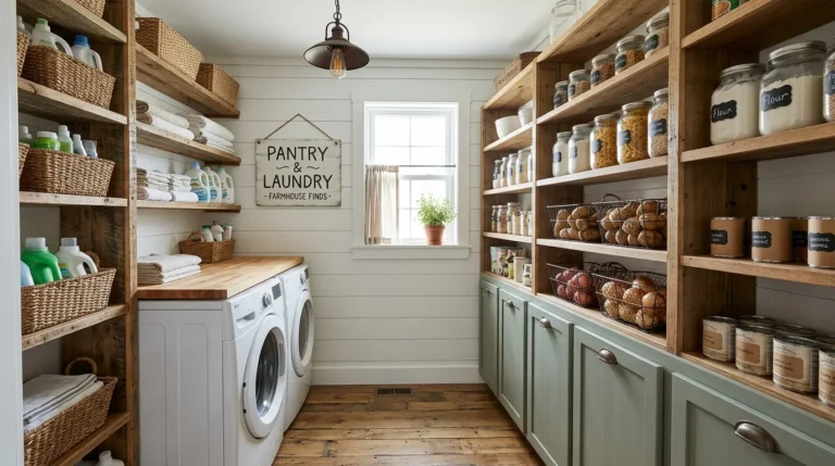 Pantry in Laundry Room
