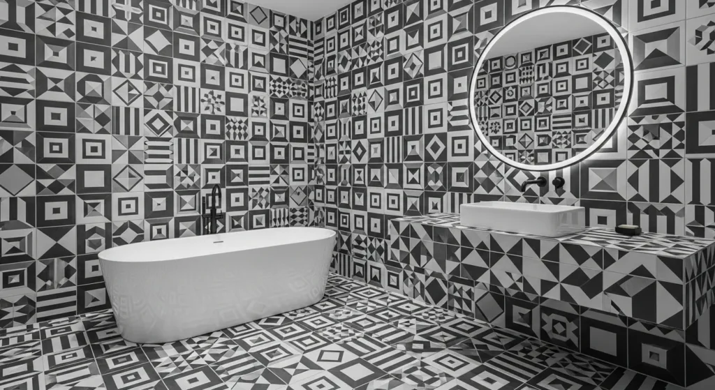 Black and White Bathroom Ideas