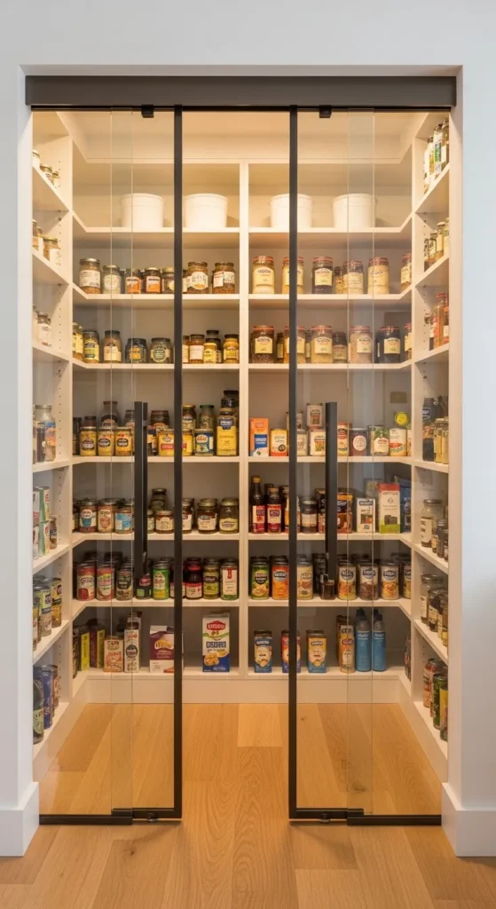 Narrow Walk-in Pantry Ideas