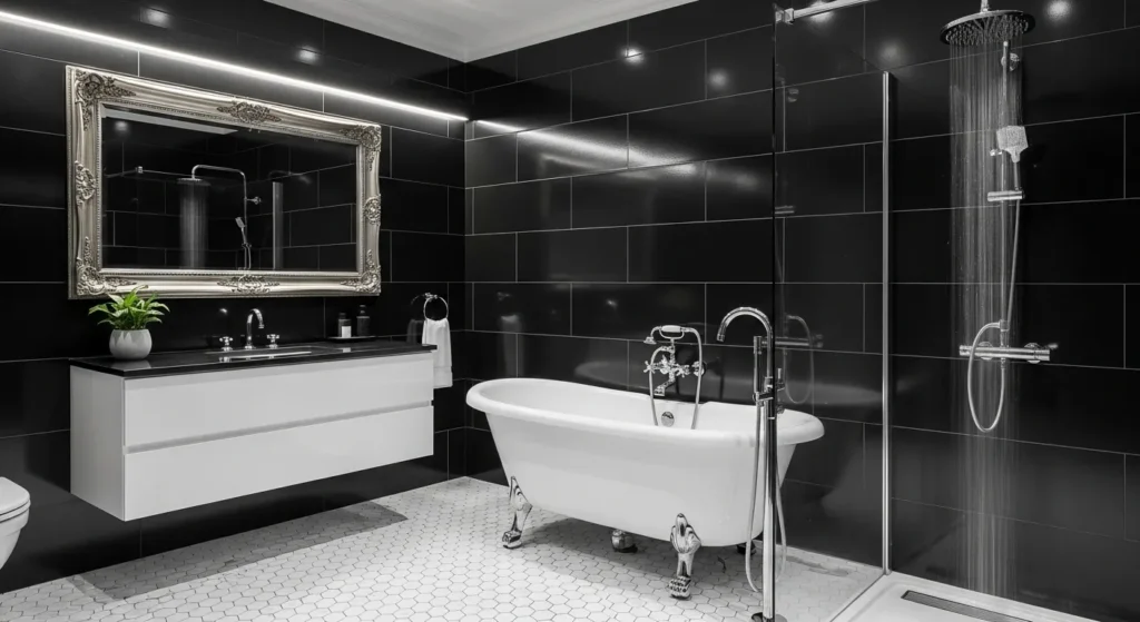 Black and White Bathroom Ideas