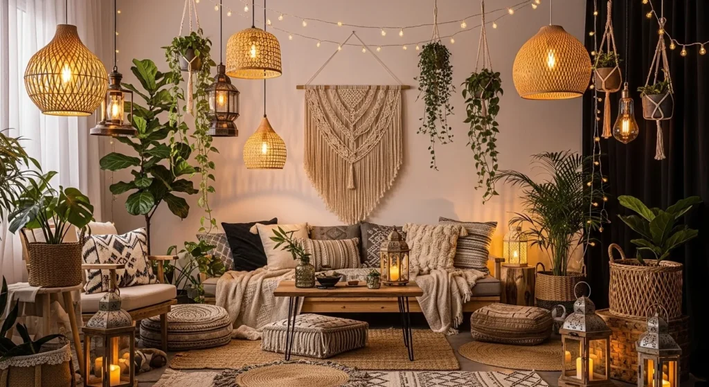  Boho Living Room Ideas 2026