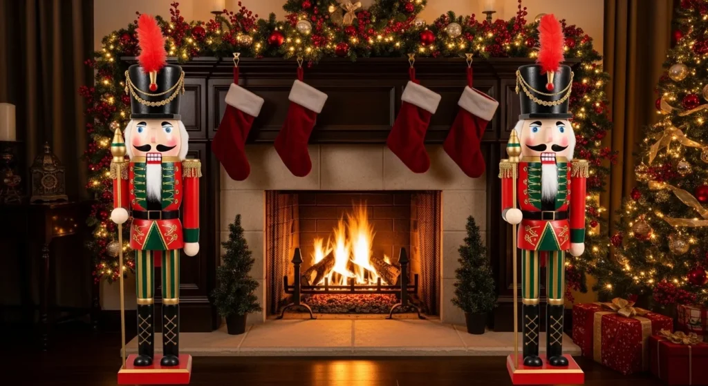 21 Christmas Fireplace Decor Ideas