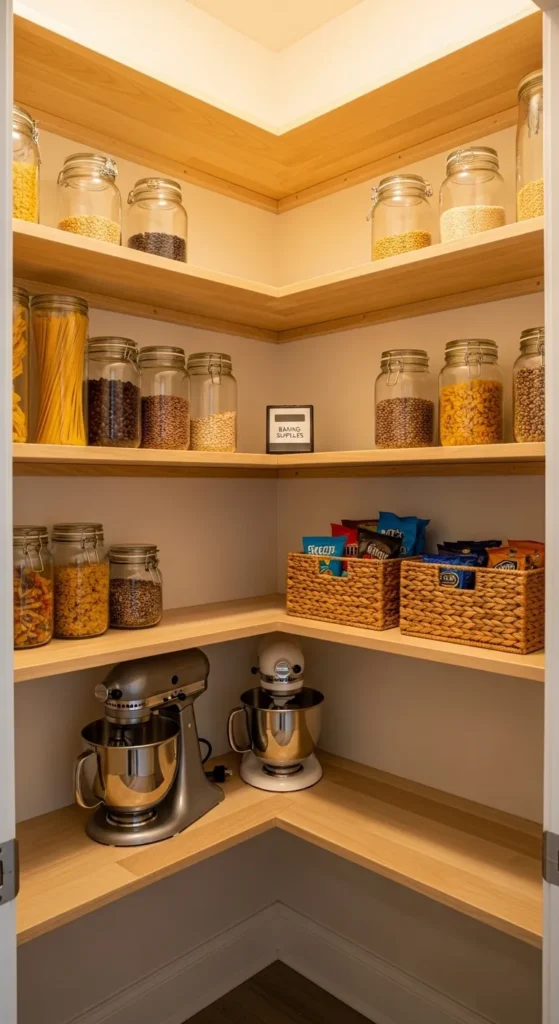 Narrow Walk-in Pantry Ideas