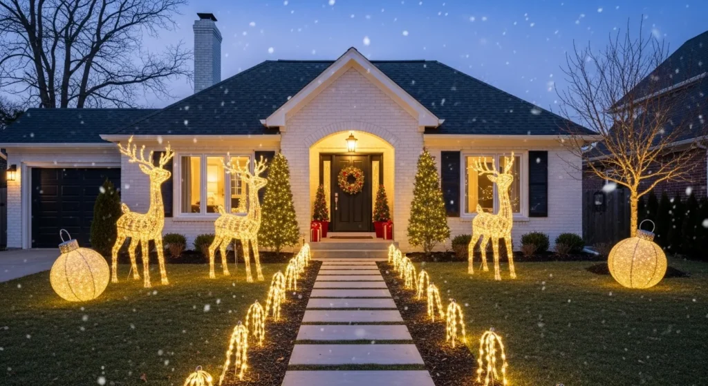 Outdoor Christmas Yard Decorations Ideas